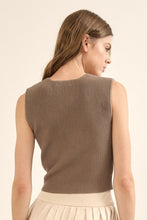 Load image into Gallery viewer, Sculpt Knit Contour Top in Mocha
