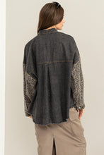 Load image into Gallery viewer, World Wonderer Denim Shacket
