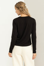 Load image into Gallery viewer, Perfect Long Sleeve Tee in Black
