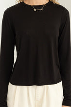 Load image into Gallery viewer, Perfect Long Sleeve Tee in Black
