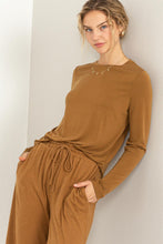 Load image into Gallery viewer, Perfect Long Sleeve Tee in Camel
