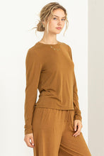 Load image into Gallery viewer, Perfect Long Sleeve Tee in Camel
