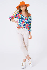 Floral Dream Silky Blouse