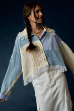 Load image into Gallery viewer, Fringe x Blue Denim Shacket
