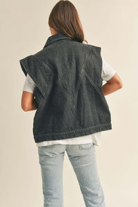 Ryder Washed Denim Vest