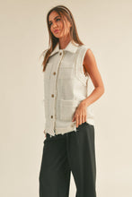 Load image into Gallery viewer, Coco Tweed Ivory Vest
