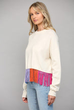 Load image into Gallery viewer, Fringe Fiesta Sweater
