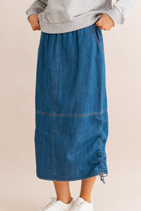 Parachute Denim Skirt