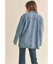 Load image into Gallery viewer, Best Behavior Denim Blazer
