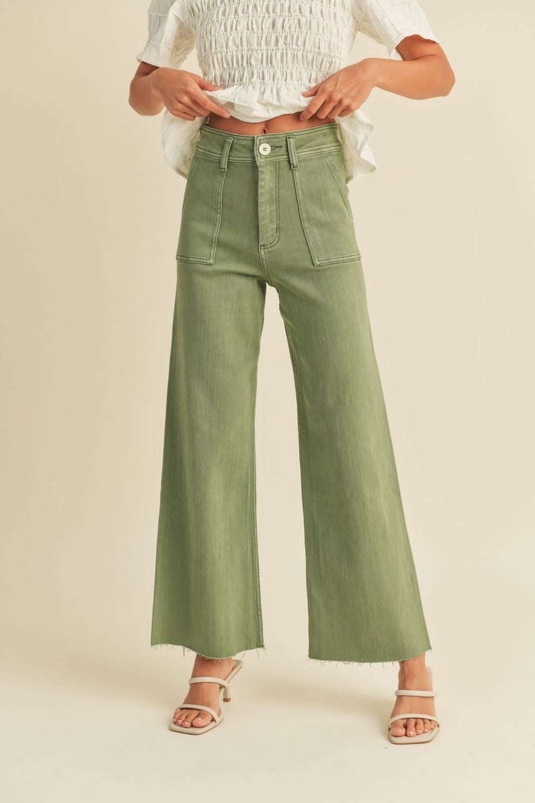 Marine Jeans in Avocado