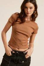 Load image into Gallery viewer, Naomi Baby Tee in Camel
