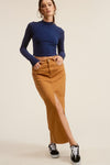 Leo Maxi Skirt in Cinnamon