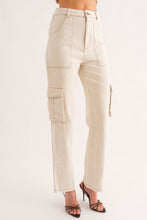 Load image into Gallery viewer, Tayla Ecrú Cargo Pants
