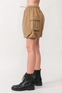 Alix Pocket Skirt in Tan