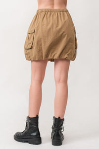 Alix Pocket Skirt in Tan