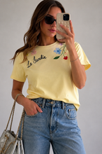 Load image into Gallery viewer, Le Jardin Embroidered Tee
