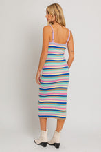 Load image into Gallery viewer, Candy Stripes Knit Dress Set (Cardigan + Dress)
