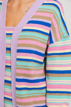 Load image into Gallery viewer, Candy Stripes Knit Dress Set (Cardigan + Dress)
