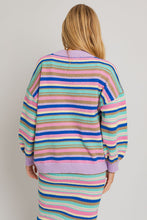 Load image into Gallery viewer, Candy Stripes Knit Dress Set (Cardigan + Dress)
