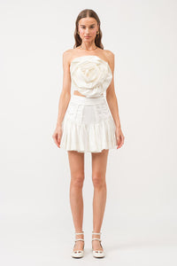 Hailey Cote Cream Skirt