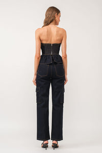 Tayla Denim Corset