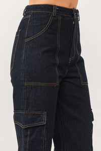 Tayla Cargo Denim Pants