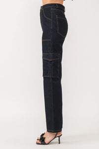 Tayla Cargo Denim Pants