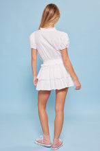 Load image into Gallery viewer, Flirty Frill Hem Romper in White
