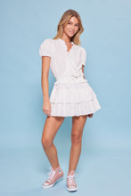 Load image into Gallery viewer, Flirty Frill Hem Romper in White
