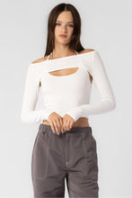 Load image into Gallery viewer, Ribbed Halter x Shrug Top
