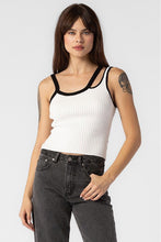 Load image into Gallery viewer, Contrast Ribbed Tank Top
