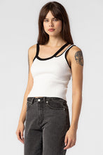 Load image into Gallery viewer, Contrast Ribbed Tank Top
