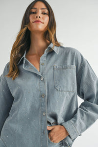 Denim Glitz Shirt