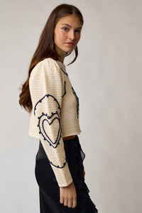 Origin of Love Embroidered Sweater