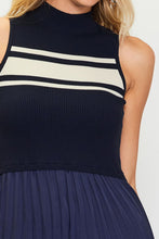 Load image into Gallery viewer, Lucienne Navy Midi Dress
