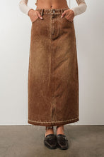 Load image into Gallery viewer, Western Honey Maxi Skirt
