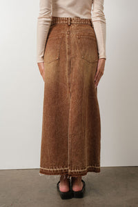 Western Honey Maxi Skirt