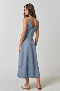 Forever Denim Maxi Dress