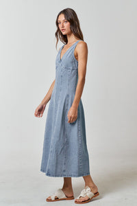 Forever Denim Maxi Dress