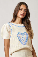 Load image into Gallery viewer, Love Nation Knit Set in Sky Blue
