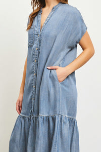 Camden Tencel Denim Maxi Dress