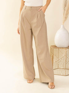 Anytime Trousers in Mocha