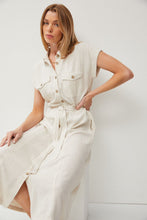 Load image into Gallery viewer, Spring Please Linen Dress in Natural
