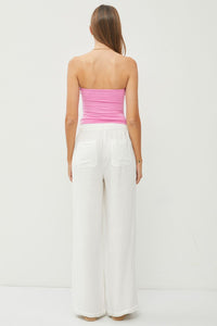 Linen Season Wide Leg Pants