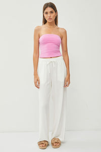 Linen Season Wide Leg Pants