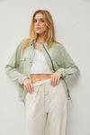 City Chic Sage Utility Jacket