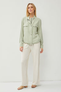 City Chic Sage Utility Jacket