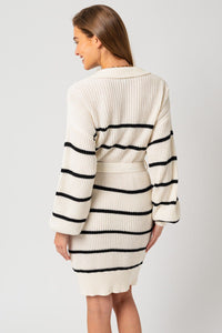 Cozy Dream Striped Knit Dress