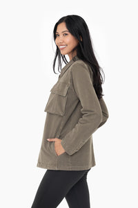 On the Move Olive Utility Jacket