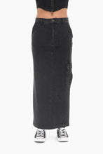 Load image into Gallery viewer, On the Move Black Maxi Skirt
